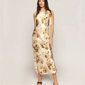 NWT reformation aden silk dress